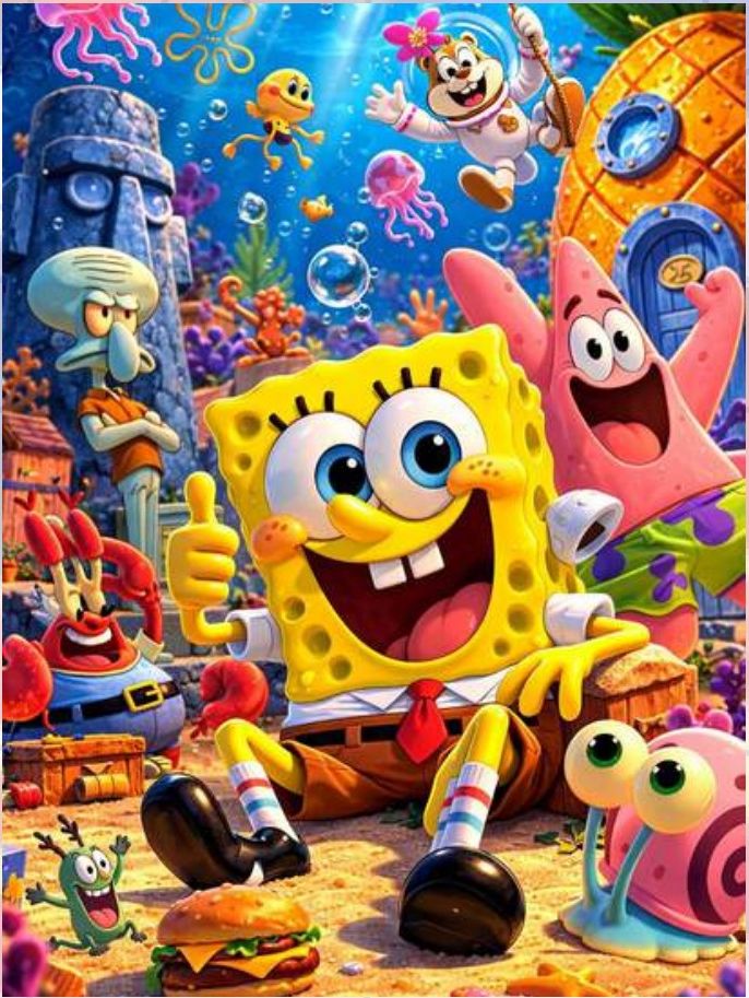 Quebra-cabeça Bob Esponja