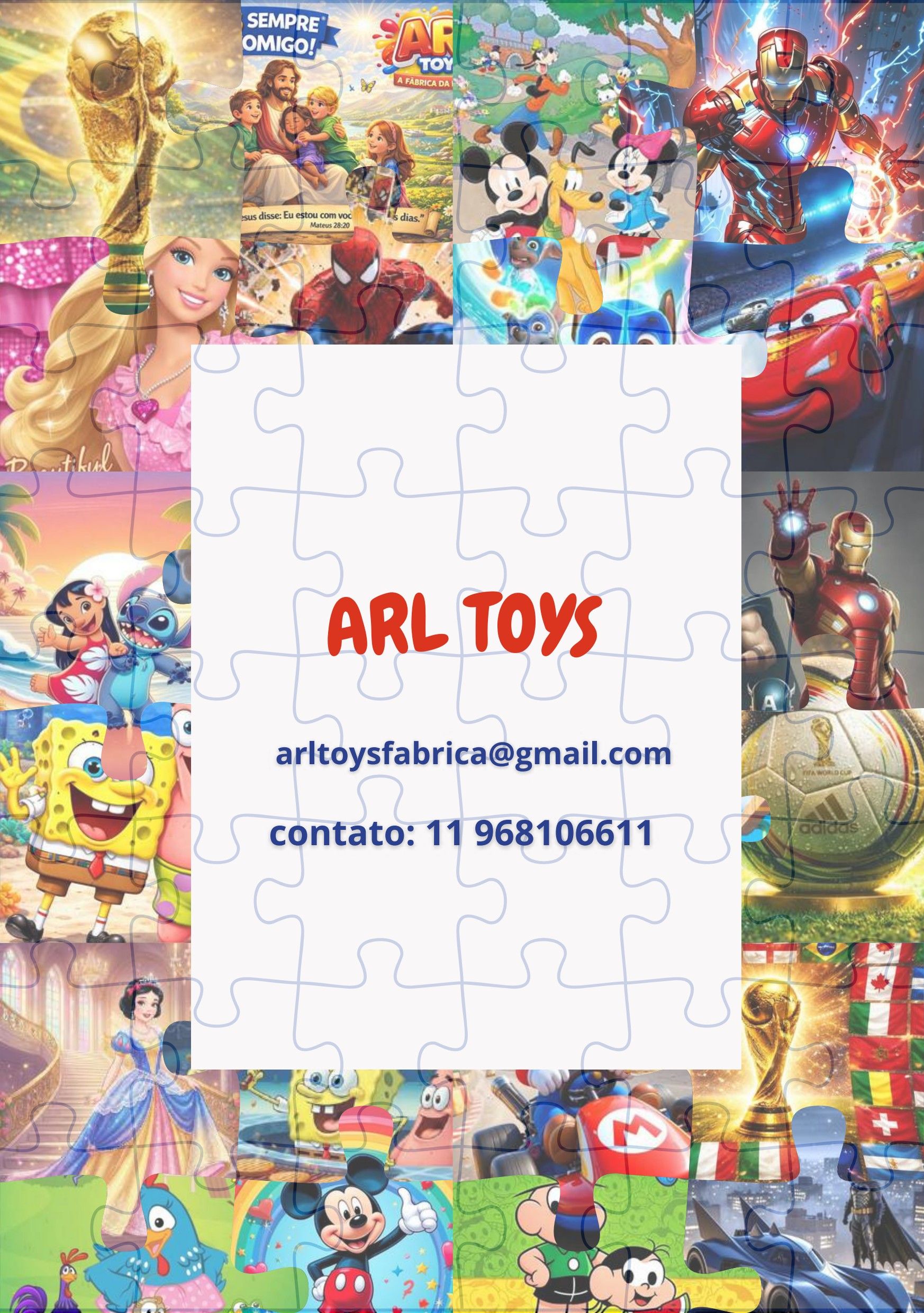 Diversos quebra-cabeças ARL Toys